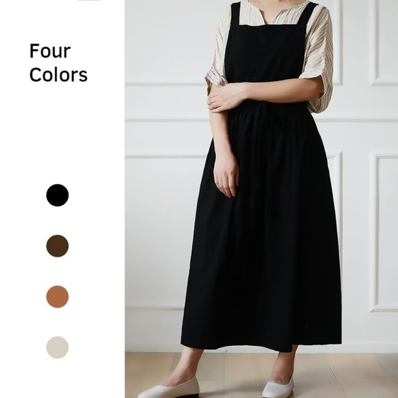 Cotton Dress Apron - Picture 4 of 10